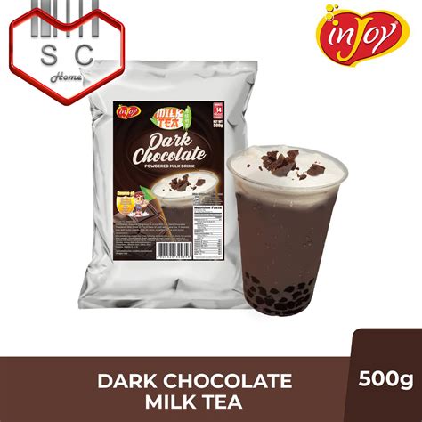 Injoy Dark Chocolate Milk Tea 500g Shopee Philippines