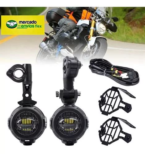 Par Farol Milha Led Auxiliar Moto Teneré 250 Xtz Xre 300