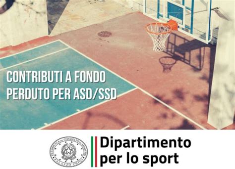 Dipartimento Per Lo Sport In Arrivo La Tranche Dei Contributi A