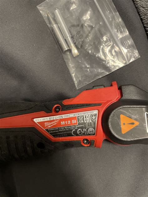 Milwaukee M12 Si 0 Cordless 12V Soldering Iron Bare Unit 4058546029326