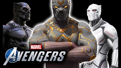 All Black Panther Skins Marvel S Avengers Game YouTube