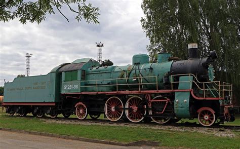 Soviet Su Class 2 6 2 Steam Locomotive Preserved Near Valga Station