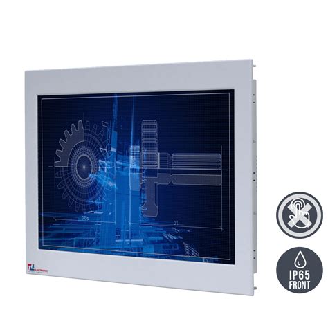 No Touch Screen Panel Mount Front Installation Industrial Monitor