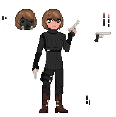 Cc First Time Trying Pixel Art Made A Reference For A Character Of