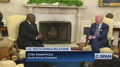 President Biden Meets With South African President C Span Org