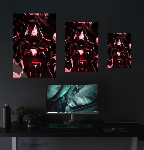 Cuadro God Of Shinobi Uchiha Madara Nuevo Diseño Displate Cuadro De