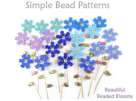 Learn How To Make Beaded Flowers With This Easy Wire Working Tutorial Beading Patterns Beaded