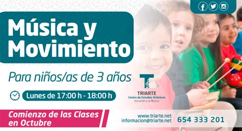 Taller De M Sica De Movimiento Para Ni Os De A Os Triarte