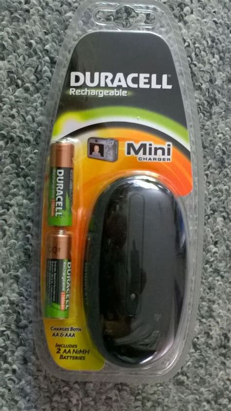 Original Duracell Mini Ladegerät Charger Inkl 2xaa Akkus Neu In