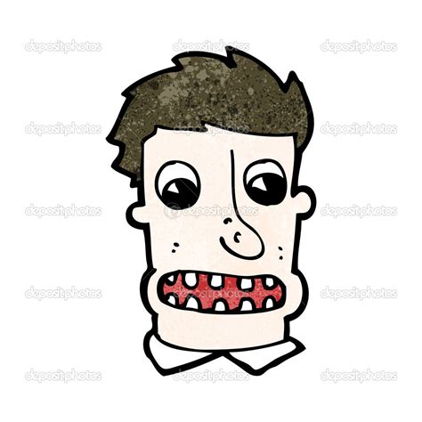 Cartoon Ugly Man — Stock Vector © Lineartestpilot 21552247