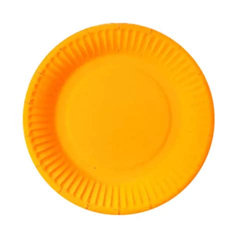 Platos Naranja Fluo X8 Aires De Fiesta Magico