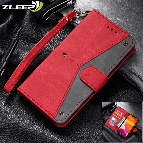 Funda De Cuero De Lujo Con Tapa Para Samsung Galaxy Carcasa De