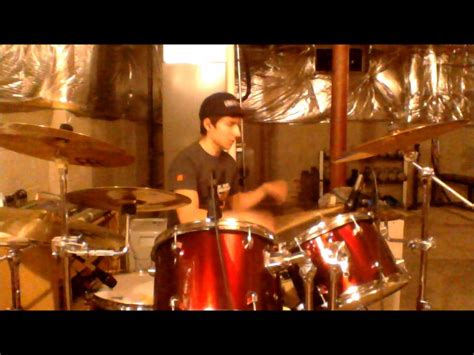 Burning In The Skies Drum Cover Brandon Neva Youtube