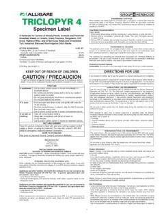 2020 Take Action Herbicide Classification Chart 2020 Take Action