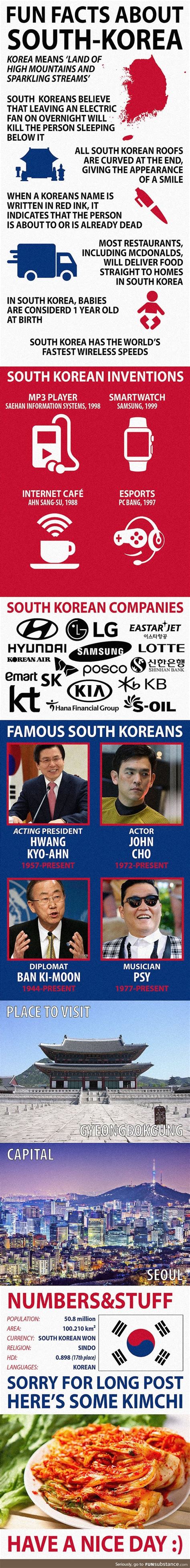 Fun Facts About South Korea Funsubstance