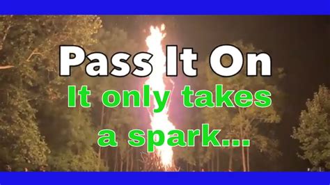 Pass It On It Only Takes A Spark Karaoke Youtube