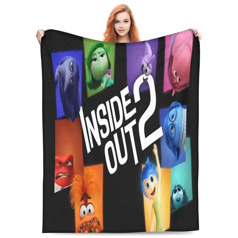 Inside Out Bed Blanket 3d Printed Throw Blanket Lightweight Super Soft