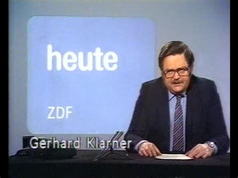 ZDF 25 04 1980 Heute Nachrichten Mit Gerhard Klarner Sowie Der Rest