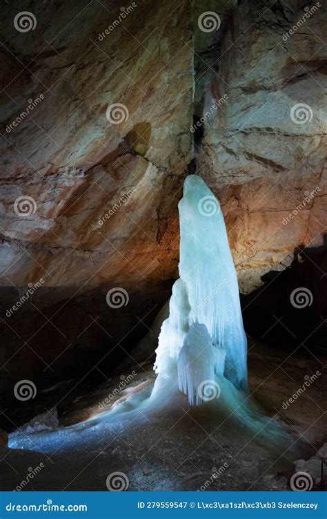 Dachstein Giant Ice Cave, Austria Stock Image - Image of dachstein ...