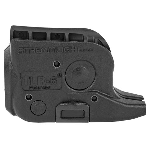 Streamlight Tlr 6 Weapon Light For Glock 42 43 100 Lumens Black Polymer White Light