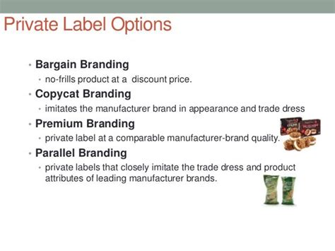 ️ Manufacturer brand and private brand examples. Understanding the ...