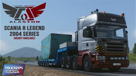 Truckers Of Europe 3 GAMEPLAY Heavy Haulage W Scania R Legend 2004