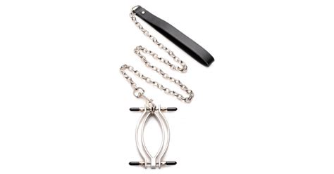 Master Series Pussy Tugger Labia Clamps And Chain Fetishdeal