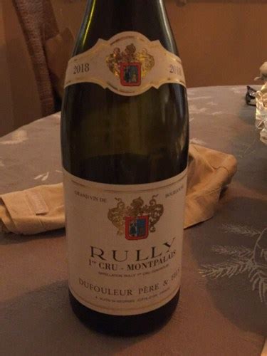 Dufouleur P Re Fils Rully Er Cru Montpalais Vivino Us