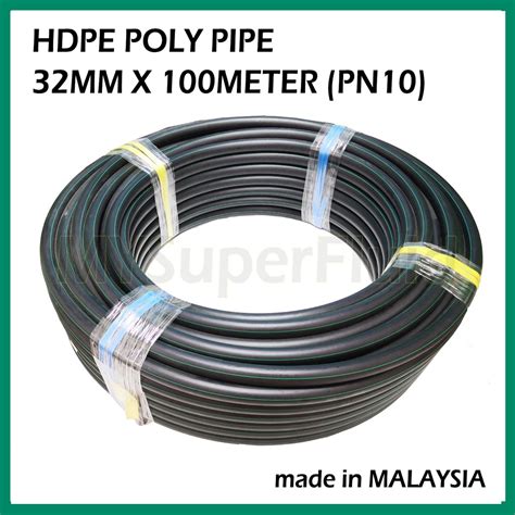 32mm X 100meter Hdpe Polypipe Poly Pipe Pn10 Shopee Malaysia