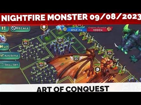 Nightfire Monster In Art Of Conquest Artofconquest Youtube