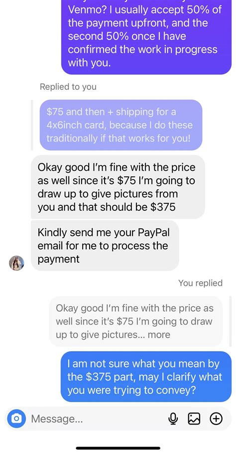 Instagram Art Commission Is This A Scam Rscams