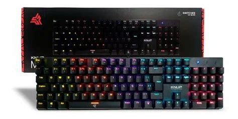 Teclado Gamer Mecanico Madset Rgb Blue Abnt Knup Kp Te Teclado