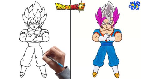 Ultra Vegito Drawing How To Draw Ultra Vegito Step By Step Easy