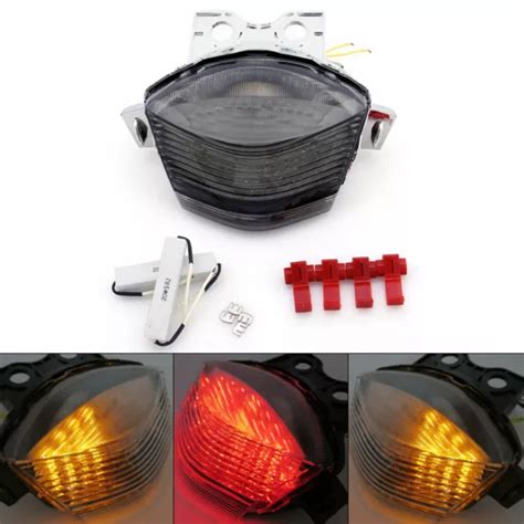 CLIGNOTANTS LED FEU arrière intégrés pour Kawasaki Ninja 650R 2006 2008