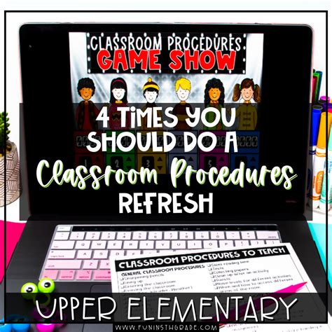 4 Times A Year You Should Do A Classroom Procedures Refresh Fun In 5th Grade And More