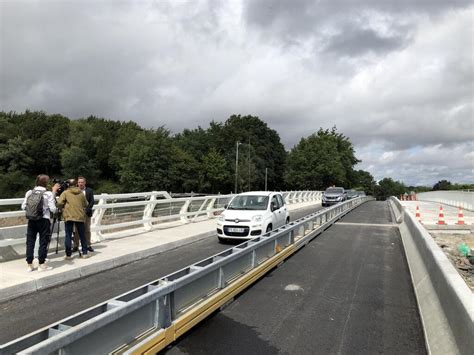 EN IMAGES Au nord de Nantes un nouveau pont au dessus du périphérique