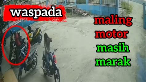 Curanmor Terbaru Maling Gagal Gasak Motor Helm Yang Di Embat