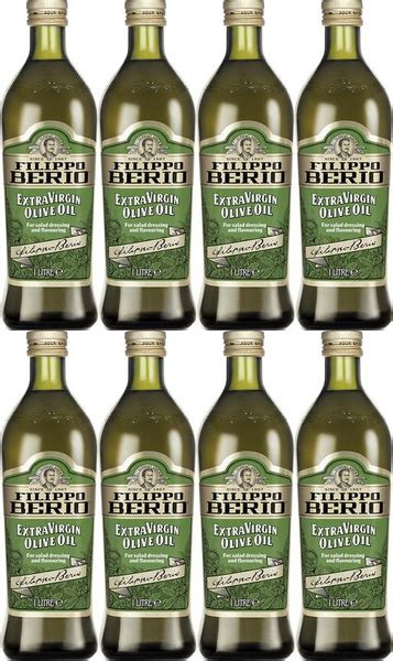 Оливковое масло Filippo Berio Extra Virgin 1 л набор 8 штук купить