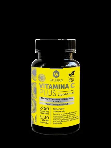 Vitamina C Plus Liposomal 60 Cápsulas WellPlus