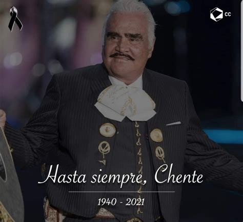 Vicente Fernández Muere A Los 81 Años De Edad My Blog