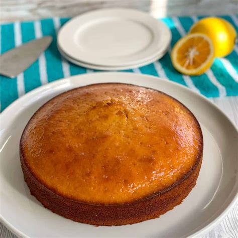 Lemon Syrup Cake Easy Delicious Just A Mum S Kitchen