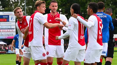 Ajax Boekt Nipte Zege In Oefenduel Met Rangers FC Vandaag Inside