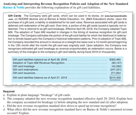 Solved Analyzing And Interpreting Revenue Recognition Po