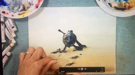 MARIA RACZYNSKA S Instagram Post Working On My Watercolor Turtle