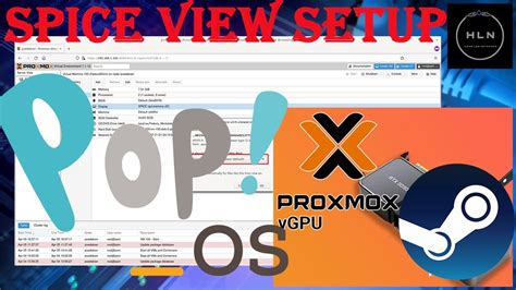 How To Install And Set Up Spice Viewer On Proxmox Pop Os Youtube