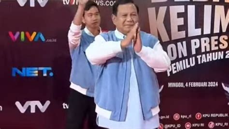 OOTD Paslon Nomor Urut 02 Prabowo Gibran Di Debat Malam Ini Prabowo