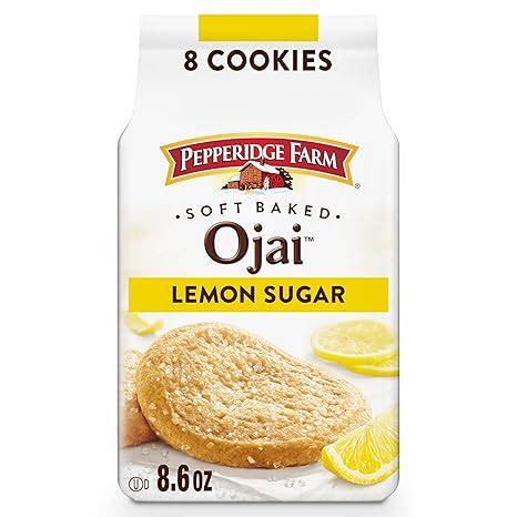 Amazon Pepperidge Farm Soft Baked Ojai Lemon Sugar Cookies