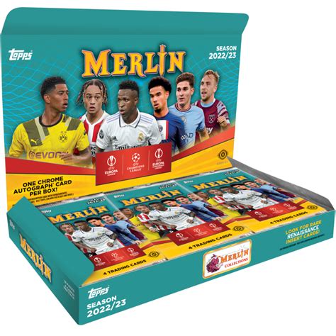 2022 23 Topps UEFA Club Competitions Merlin Chrome Soccer 6 Box Half