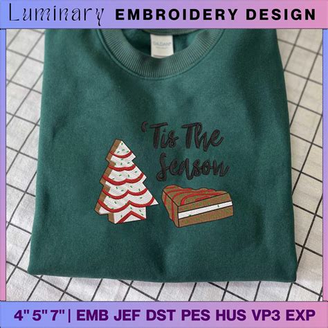 Christmas Tree Cake Embroidery Designs Christmas Embroidery Inspire