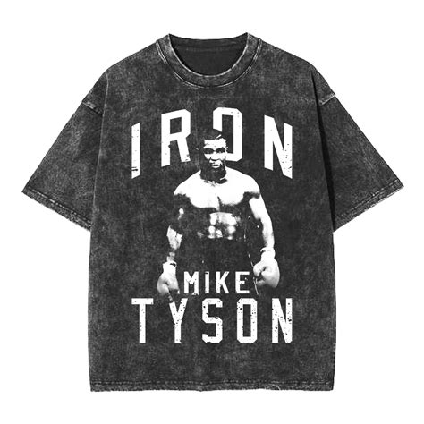 Jual Iron Mike Tyson Washed Oversize T Shirt Tee Shopee Indonesia